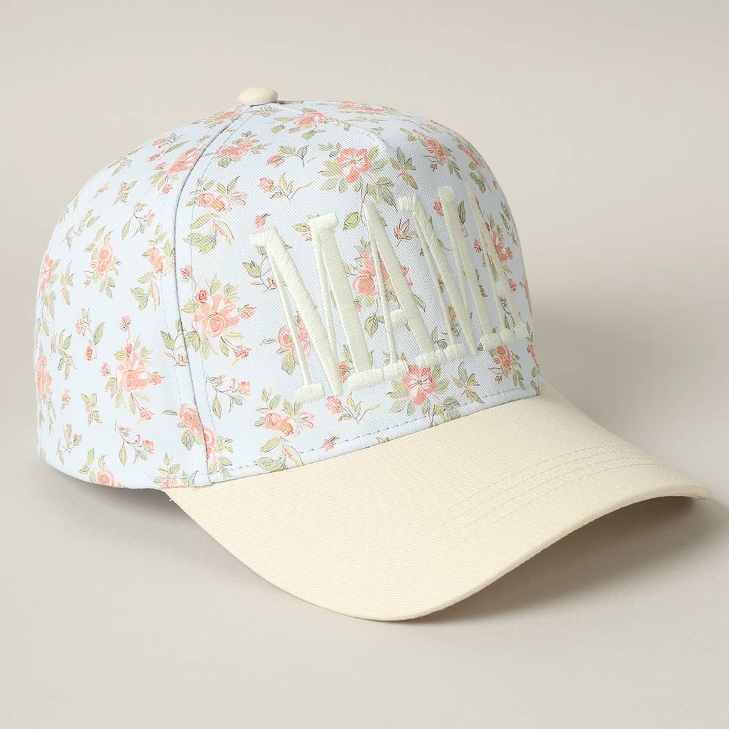 MAMA Floral Hat