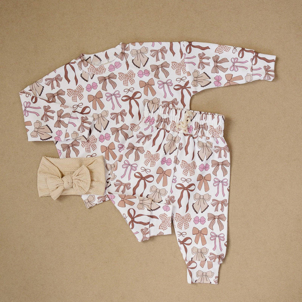 Mocha Bows Set