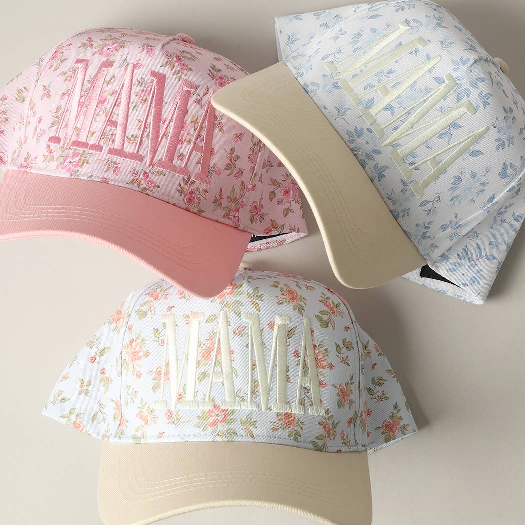 MAMA Floral Hat